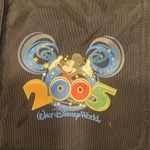 Vintage  Walt Disney World 2005 Black Drawstring Backpack Photo 1