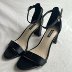 Nine West Women’s Pruce Block Heel Sandal Black Size 8.5M Photo 2