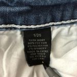 Premire by Rue 21 Womens Jeans Slim Boot Embroidered Dark Wash 1/2S Blue Size 2 Photo 4