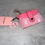 Juicy Couture  Pink Denim Bi Fold snap Wallet Photo 3