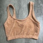 ASOS  Terry Cropped Tank Top Tan Size 0 Photo 0