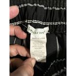 Breeze Forever Wide Leg Pants Size M Striped BlackWhite Tie Elastic Waist‎ Black Size M Photo 4