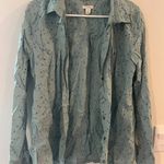 Caslon  medium star print button down M Photo 2