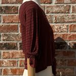 Kirious  burgundy striped cropped tee / S / Excellent condition Photo 6