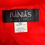 RANIA’S Collection Elegant Red Embellished Dress with Scarf Size 10 NWT Photo 13