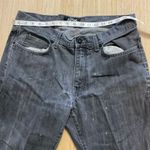 Apt. 9  size 36 (size 13 women) distressed Jeans black gray grunge work high rise Photo 6