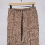 Knox Rose  Women's Leopard Print High Waisted Lyocell Jogger Pants size small Photo 2
