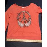 Miss Me Preppy Embellished Equestrian Western Embroidered Long Sleeve Y2K Shirt Photo 3