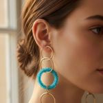 Free Press  stacked hoop earrings Photo 0