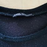 ZARA Black Cropped Tee Photo 2