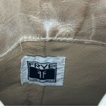 Frye Women’s Tall Beige Leather Heeled Boots Photo 13