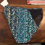 Vince Camuto Abstract Animal Print High-Leg Mesh Swim Bikini Bottoms NWT Size XS Photo 3