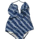 Victoria's Secret Tie Dye Plunge One Piece Cheeky Bathing Swimsuit Size Medium M Photo 3