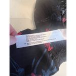 Band of Gypsies Floral Black Red Bustier Wide Leg Jumpsuit Medium Photo 7