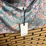 Ro & De  Blue Floral‎ Cowl Neck Tank Top Size XS Photo 3