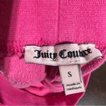 Juicy Couture Pink Velour Pants Sz S Sequin Logo Spellout Y2K * Flawed But Fab * Photo 2