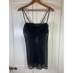 Apt. 9 Coquette Sheer Lace Babydoll‎ Sexy Lingerie Dress Womens XL Black Padded  Photo 2