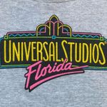 Vintage 90s Tultex Universal Studios Florida Distressed Gray Crewneck Sweatshirt Photo 1