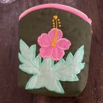 Handcrafted Hibiscus Tropical Leaf Coin Purse Wallet NEW Photo 9
