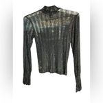Forever 21  Black Sheer Knit Top Photo 3