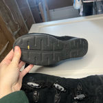 White Mountain Black leather Suede Faux Fur Lined Mongolian style Winter Boot Photo 6