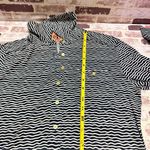 Tory Burch Black and White Button Down Shirt S Photo 7