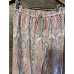 Silka Anthropologie Womens Pants SZ M Wide Leg Cotton Pajama Boho India Size M Photo 2