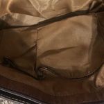 Marc Chantal Embossed Croc Purse Brown Satchel Tassel Photo 6