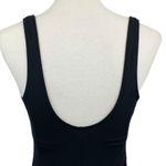 Tropical Escape Women's Black Pink Floral Ruched One Piece Swimsuit Size 6 Photo 5