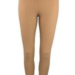 Booty By Brabants  Brown Croco Skin Seamless High Rise Textured Leggings Pants OS Photo 0