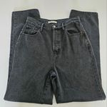 PacSun  Eco Black Back Slash Dad Straight Leg Jeans Size 27 Photo 3