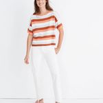Madewell  Boxy Sweater Tee in‎ Maggie Stripe Photo 1