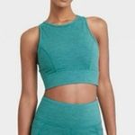 JoyLab  Turquoise Sports Bra with Criss Cross Back Small Photo 0