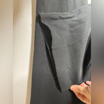 Paige  Size 6‎ Black Faint Stripe Wide Leg Dress Pants Photo 4