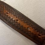 Western Full Grain Cowhide Brown Leather Belt Womens Photo 2