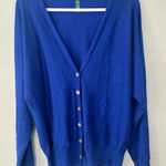 Vintage Lauren Ralph Lauren Shaw Collar Cardigan XL 2223 Blue Photo 0