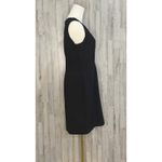 Loft  Petite Black Sleeveless Sheath Dress Size 6 Knee‎ Length Photo 5