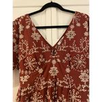 BB Dakota  Steve Madden rust eyelet midi dress m Photo 3
