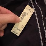 st. john's bay NWT  Black Swim Trunks with White Stripes / DG55 Photo 1