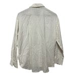 Elizabeth and James  Cream‎ Striped Long Sleeve Button Down Shirt - Size M Photo 5