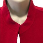 Talbots VTG  Wool CASHMERE Dark Blend Pink Open Concept Blazer Jacket 12 Winter Photo 4