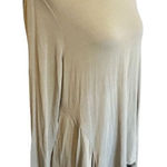 G by Giuliana Women's Turtleneck Fit Flare Tee Long Sleeve Flowy Top Brown Large Brown Photo 0