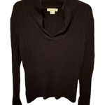 Liz Claiborne Liz‎ Claiborne Black Cotton Sweater Photo 0