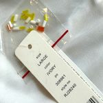 Romeo + Juliet Couture Beaded Geometric Dress White/Orange/Yellow L Photo 8