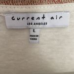 Current Air  Linen Blend V Neck Tee Large Photo 2