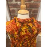 Micco Made in Japan Wool Poncho Orange Size M Photo 3