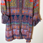 Maeve  Anthropologie Casablanca Silk Shirtdress Size 8 Photo 3