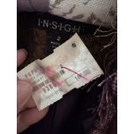 Vintage Y2K INSIGHT Fuzzy Textured Blazer Jacket Bold Shaggy Size 2 Avant Garde Photo 3