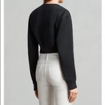 ALLSAINTS  Black Paloma Cropped Sweatshirt XS Photo 2