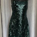 ZARA  EMERALD GREEN SEQUIN DRESS SZ: S Photo 1